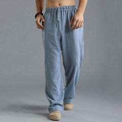 Men's Breathable Linen Loose Casual Sports Pants - ProTrendyz