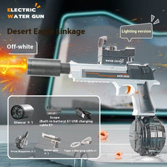 Fire Rat Electric Water Pistol Cool Light Full Automatic Water Spray Gun Summer Toy Sports Entertainment Children Gifts AC223 - ProTrendyz