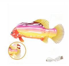 Electric Funny Cat Simulation Fish Beating Usb Jumping Cat Toy - ProTrendyz