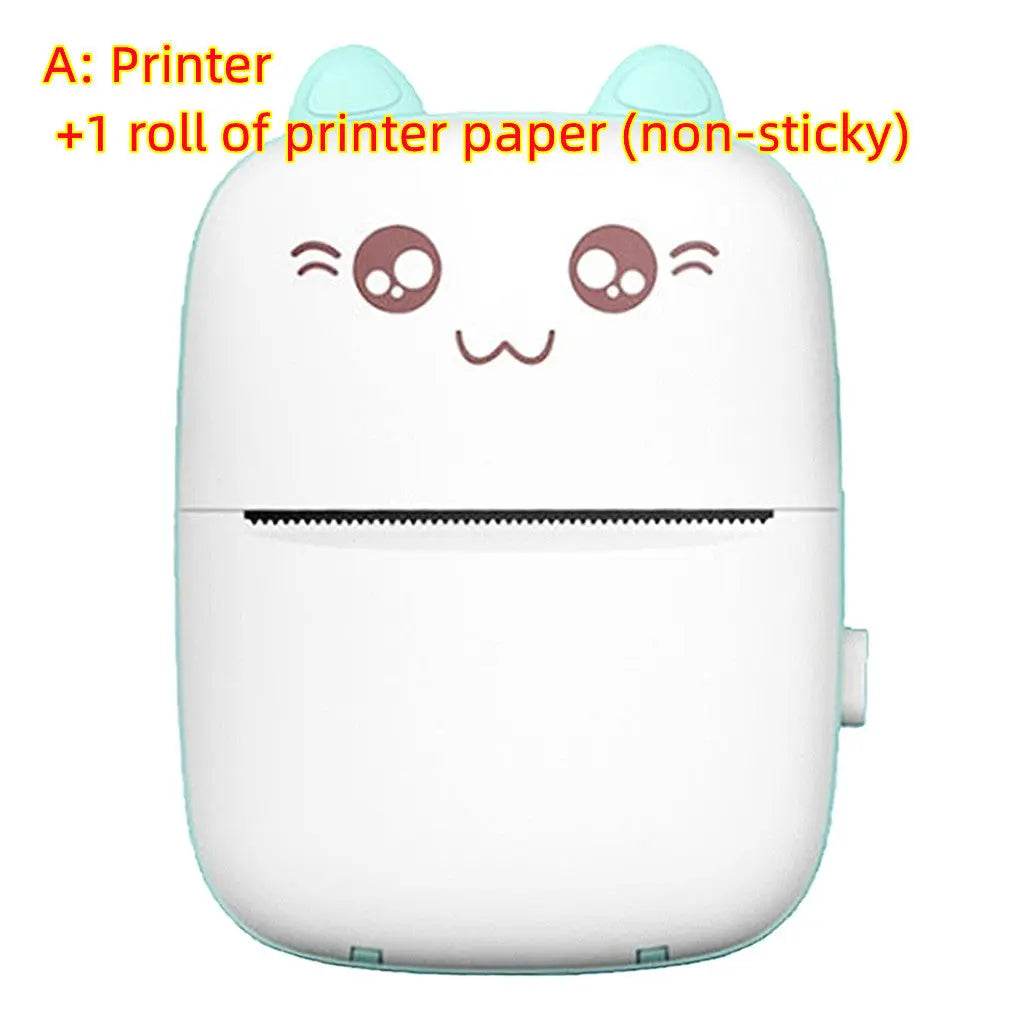 Mini Printer Portable Mini Bluetooth WiFi New Wrong Printer Mobile Phone Photo Title Note Hot Print Pocket Student Error Label Printer - ProTrendyz