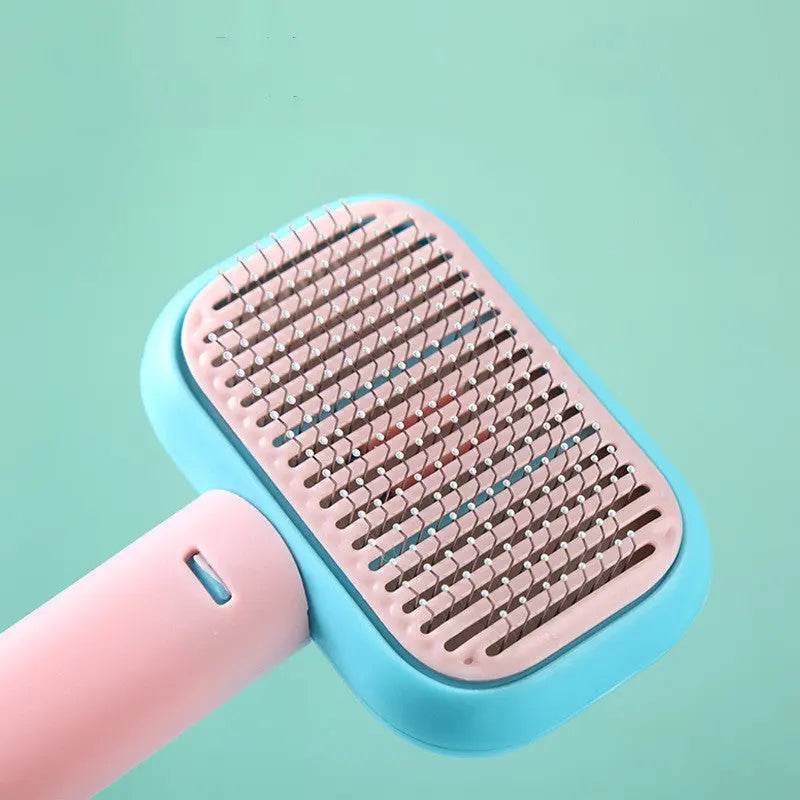 New Pet Cat Dog Hair Brush Hair Massage Comb Open-Knot Brush Grooming Cleaning Tool Stainless Steel Comb - ProTrendyz