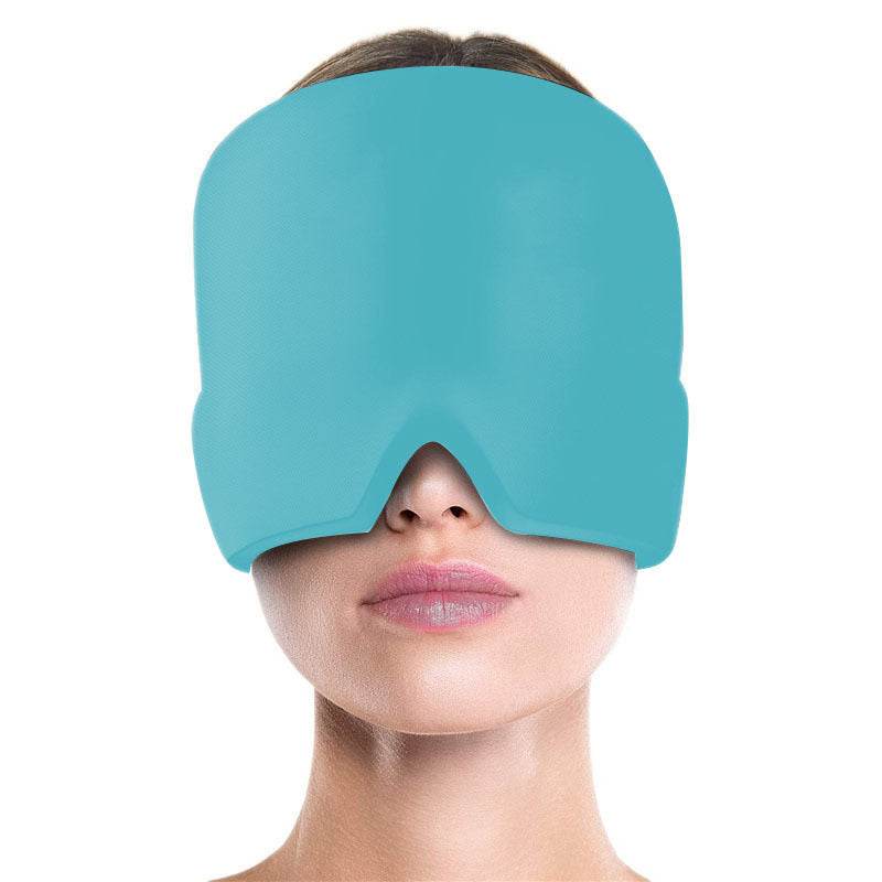 Ice Compress Headache Eye Mask Hat Relief For Migraines, Stress, And Tension Massage Tool - ProTrendyz