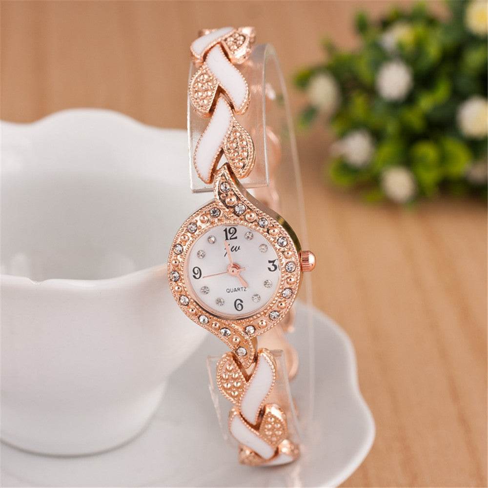 Leaf bracelet quartz wrist watch - ProTrendyz