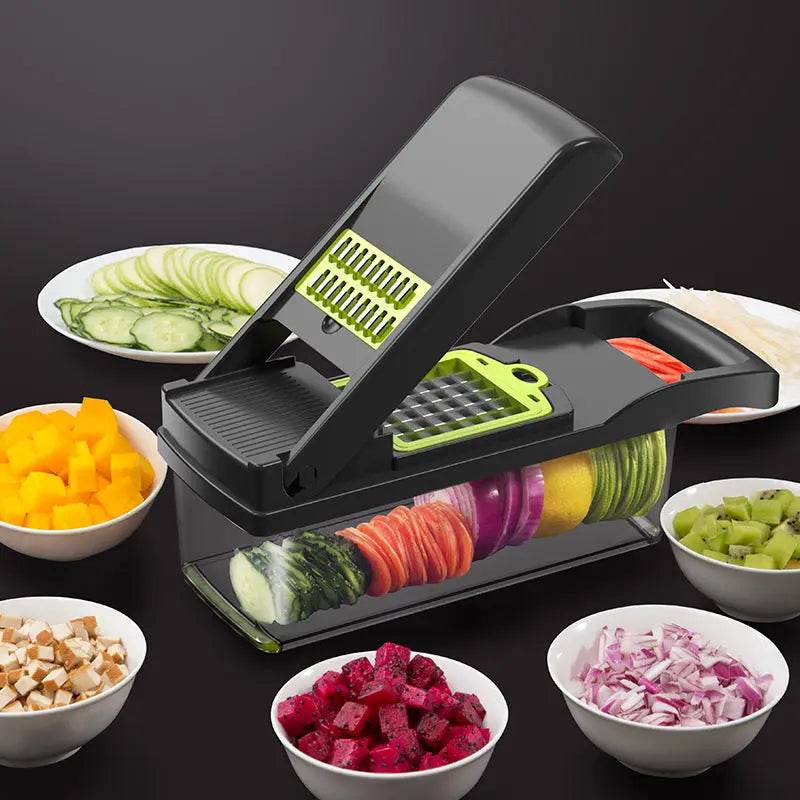 Multifunctional Vegetable Cutter Home Kitchen Slicing And Dicing Fruit Artifact - ProTrendyz