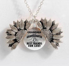Sunflower Double-layer Lettering Necklace - ProTrendyz