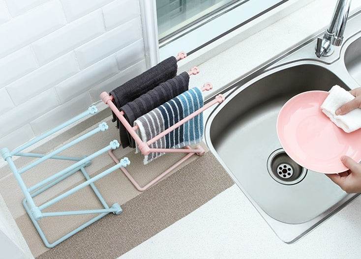 Foldable Dishcloth Shelf Kitchen Accessories Gadget Organizer - ProTrendyz