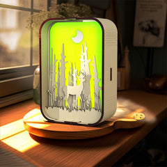 Woodcarving Light Creative Gift Minimalist Bedside Night Light Decoration Desktop Decoration Birthday Gift - ProTrendyz