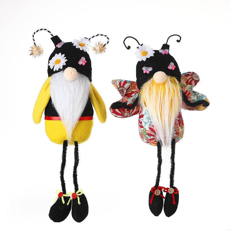Bee Festival Flower Butterfly Long Legs Faceless Doll - ProTrendyz