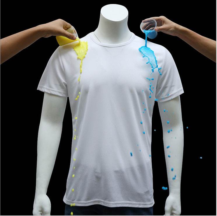 Quick-drying Waterproof Anti-fouling T-shirt Couple Half Sleeve Bottoming Shirt - ProTrendyz