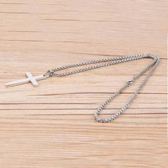 Classic Cross Necklace Men's Pendant Fashion Stainless Steel Jewelry - ProTrendyz