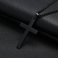 Classic Cross Necklace Men's Pendant Fashion Stainless Steel Jewelry - ProTrendyz