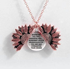 Sunflower Double-layer Lettering Necklace - ProTrendyz