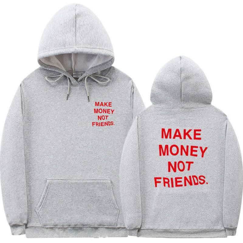 Letter printed Hoodie men's and women's fleece hoodies - ProTrendyz