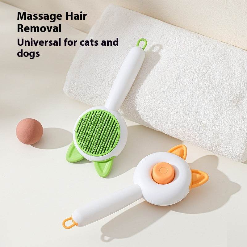Pet Dog Brush Cat Comb Self Cleaning Pet Hair Remover Brush For Dogs Cats Grooming Tools Pets Dematting Comb Dogs Accessories Pet Products - ProTrendyz