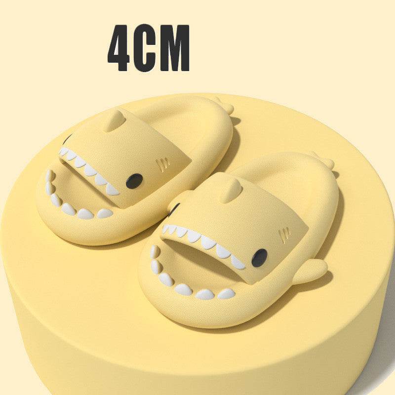 Adult's Slippers Indoor Outdoor Funny Shark Cartoon - ProTrendyz