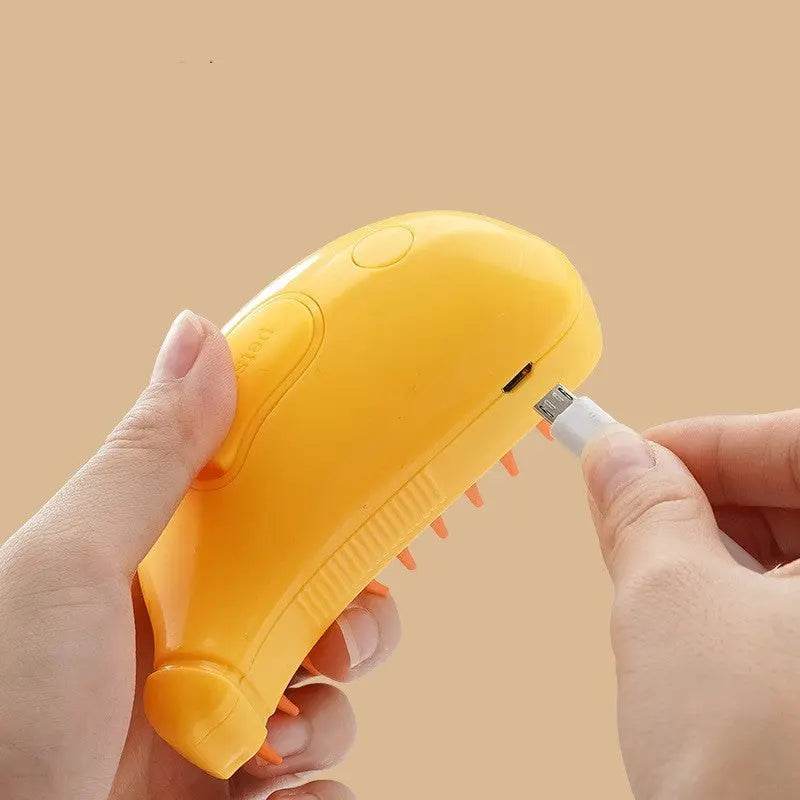 3 In 1 Pet Steam Brush Cat Dog Cleaning Steamy Spray Massage Beauty Comb Hair Removal Grooming Supplies Pets Accessories - ProTrendyz