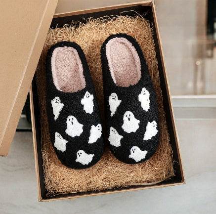 Halloween Ghost Hand Cartoon Thermal Cotton Slippers - ProTrendyz