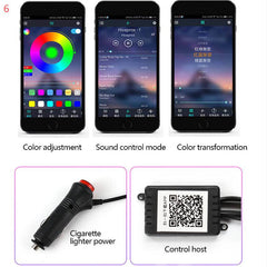 Car Fiber Optic Ambient Light Modified Car Interior Cool Light APP Rhythm Light - ProTrendyz