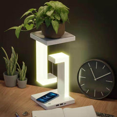 Creative Smartphone Wireless Charging Suspension Table Lamp Balance Lamp Floating For Home Bedroom - ProTrendyz
