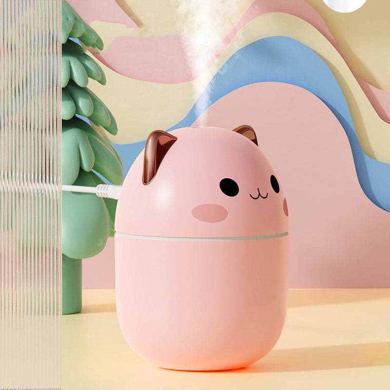 Air Humidifier Cute Cat Ultra-Silent USB Office Household Bedroom Car Aromatherapy Air Purifier With Led Cool Mist Spray - ProTrendyz