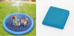 Non-Slip Splash Pad For Kids And Pet Dog Pool Summer Outdoor Water Toys Fun Backyard Fountain Play Mat - ProTrendyz