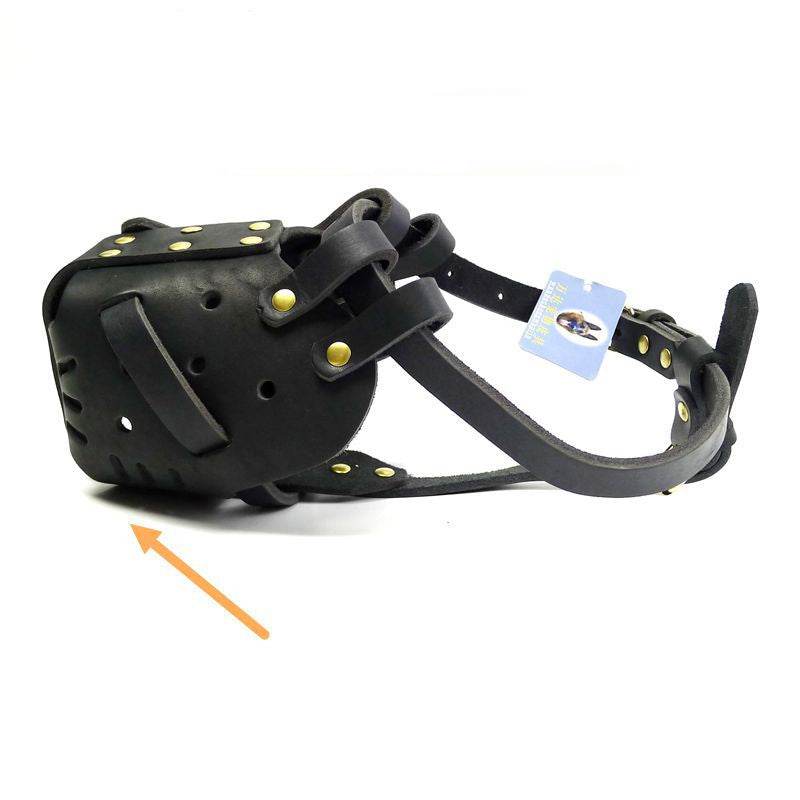 Cowhide Dog Muzzle Medium And Large Dog Horse Dog - ProTrendyz