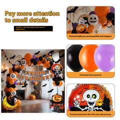 Halloween Hanging Flag Balloon Set Party Decoration Supplies