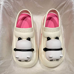 2024 Cute Slipper With Panda Lamp Summer Sandales Femme Light Funny Woman Slippers Shoes Women - ProTrendyz