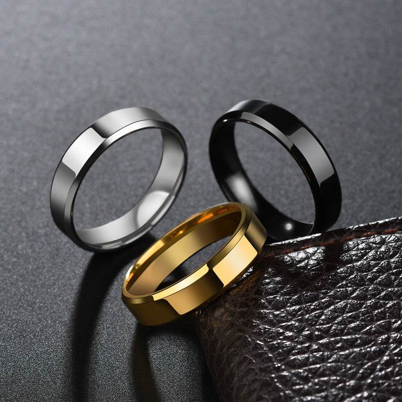 Niche Rings For Men And Women Stainless Steel Couple Rings - ProTrendyz