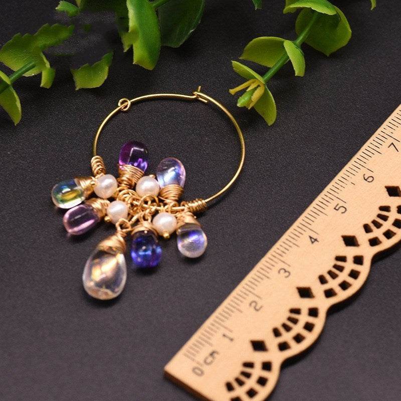 Pearl Czech crystal earrings - ProTrendyz