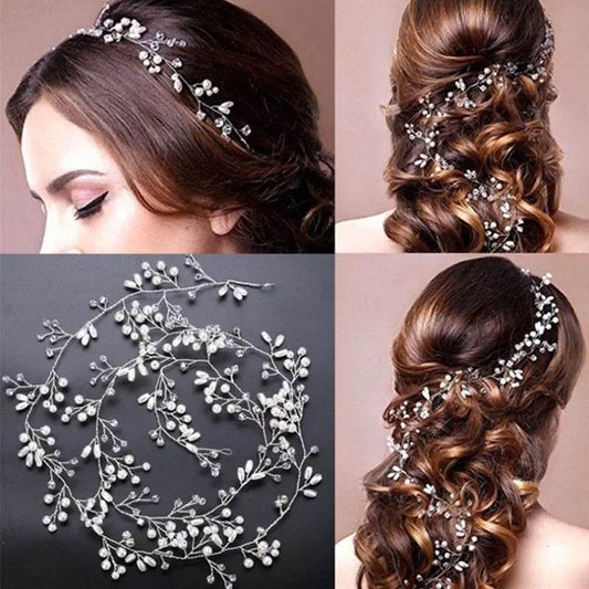 Wedding Hair Accessories Crystal Pearl Hair Accessories - ProTrendyz