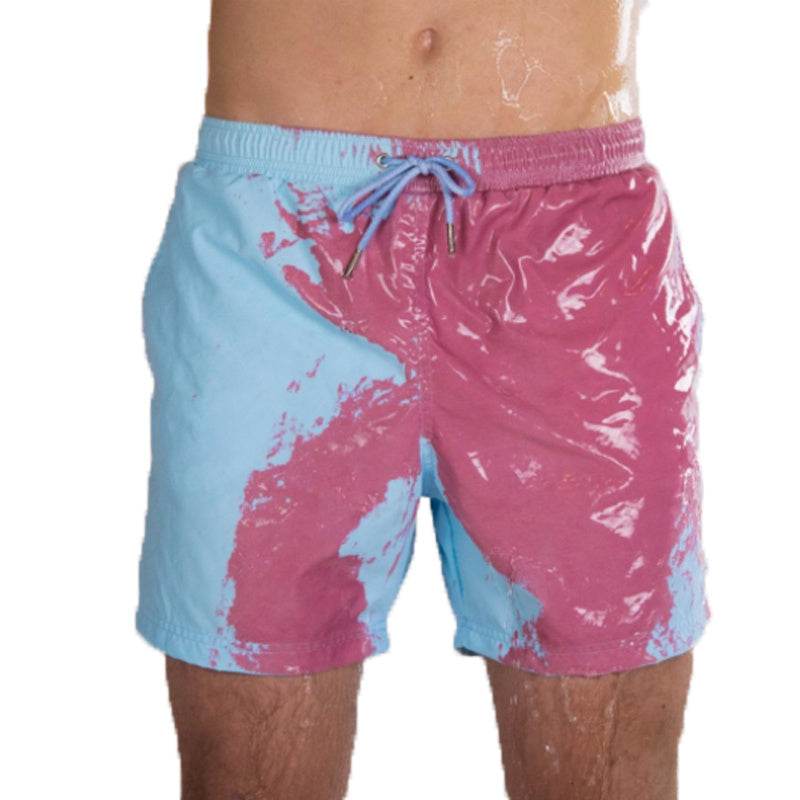 Magical Change Color Beach Shorts Summer Men Swimming Trunks Swimwear Swimsuit Quick Dry bathing shorts Beach Pant - ProTrendyz