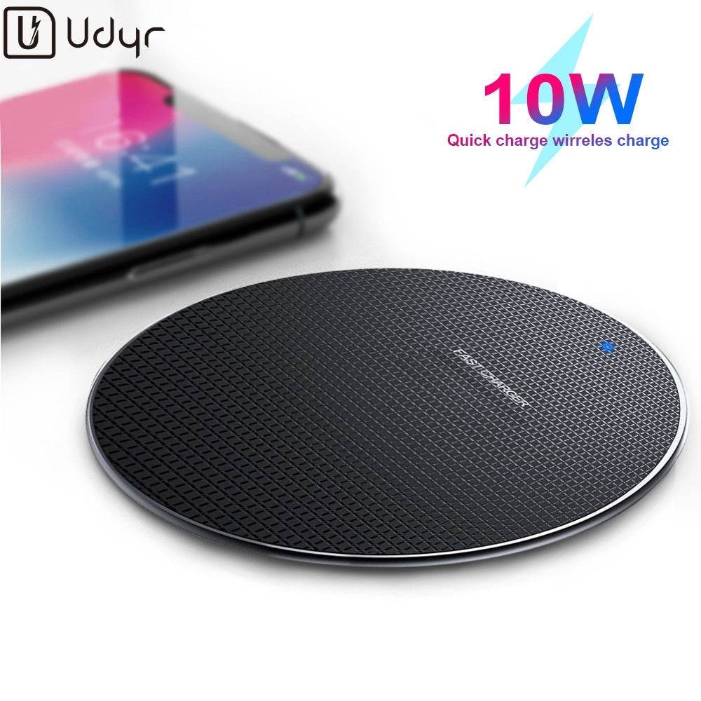 Ultra-thin round wireless charging fast charging base - ProTrendyz