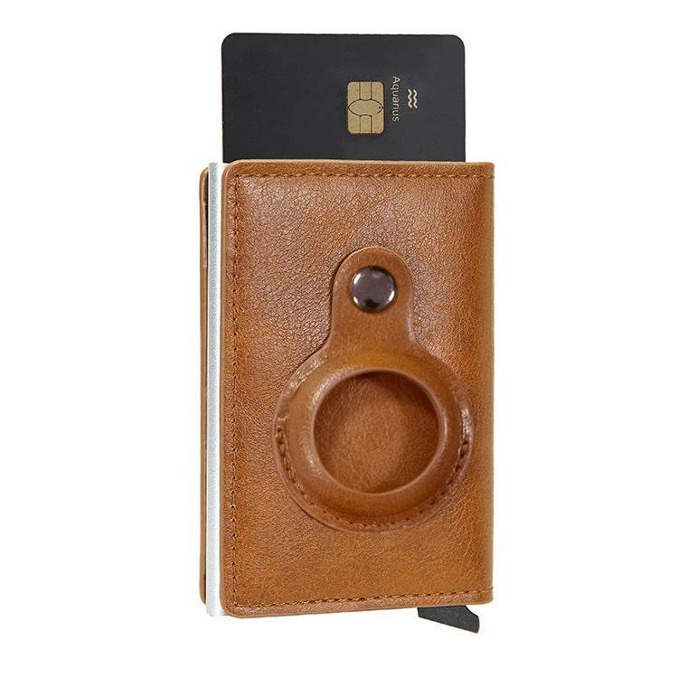 Multifunctional Card Holder Airtag Men's Short Card Holder Wallet Air Tag - ProTrendyz