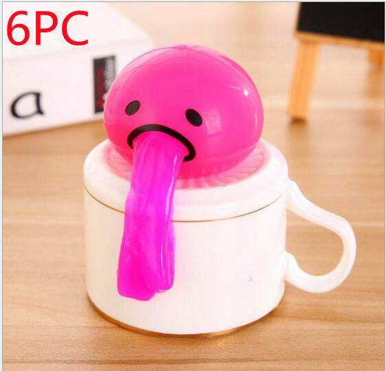 Puking Ball Brother Egg Yolk Pinch Vomit Spoof And Play Tricky Toys - ProTrendyz