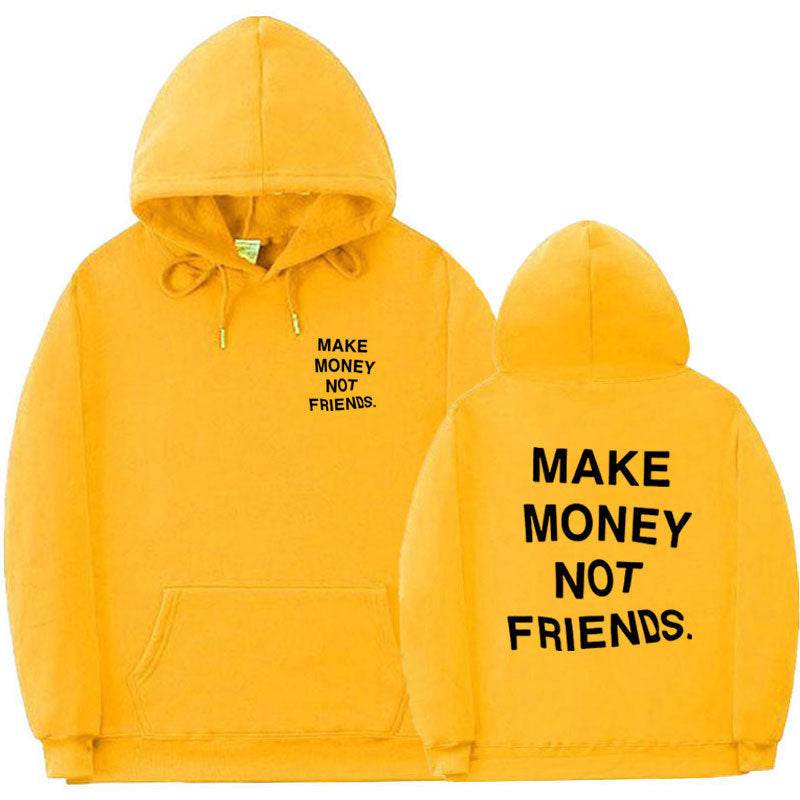 Letter printed Hoodie men's and women's fleece hoodies - ProTrendyz