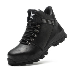 High-top Safety Shoes Construction Protective Footwear Men Steel Toe Shoes Breathable Hiking Boots Puncture Proof Work Boots - ProTrendyz