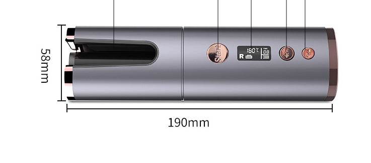 Wireless Rechargeable Curling Iron Electric Hair Curler Fully Automatic Rotating Portable Hairdresser - ProTrendyz