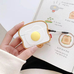 Compatible with Apple, Breakfast Egg Toast Airpod Case - ProTrendyz