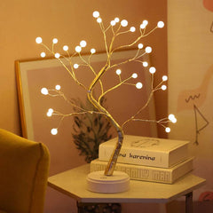 Tree Light Touch Switch Pearl Star Night Light - ProTrendyz