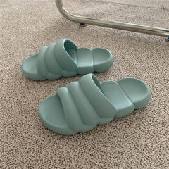 Solid Color Japanese Style Sandals And Slippers Non-slip Bath Bathroom Slippers - ProTrendyz