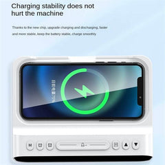 15W Three-in-one Wireless Charger Temperature Tester Multi Alarm Clock Fast Charging Mobile Phone Usb Charger Charging Station - ProTrendyz