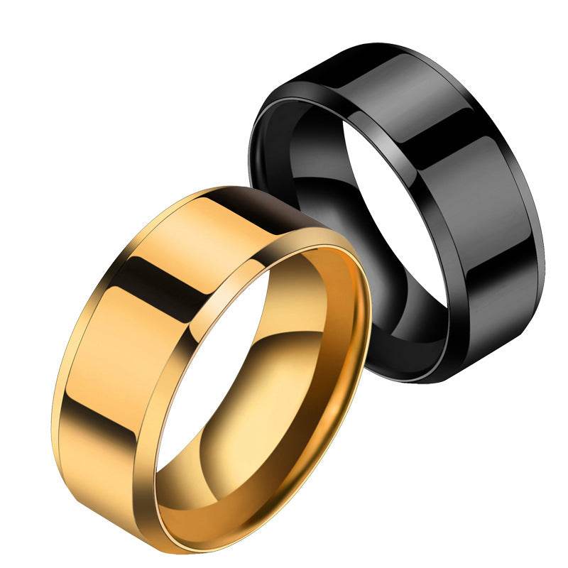 Niche Rings For Men And Women Stainless Steel Couple Rings - ProTrendyz