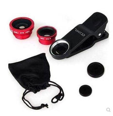 Universal Fisheye Lens 3 in 1 Mobile Phone Clip Lenses Fish - ProTrendyz