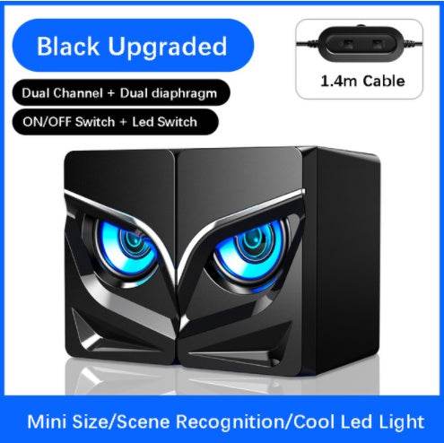 PC Gaming Speakers, 2.0 Channel Stereo Desktop Computer Sound Bar Speakers - ProTrendyz
