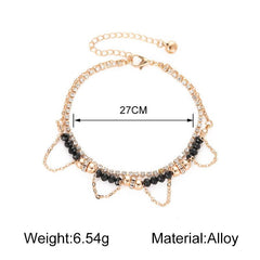 Bracelets Ethnic Style Beaded Diamond Tassel Bracelet - ProTrendyz