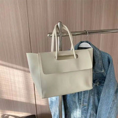 Fashion Women Shoulder Bags Large Capacity Handbags Simple Retro Tote Bags Solid Color Famous Brand High Quality Bags - ProTrendyz
