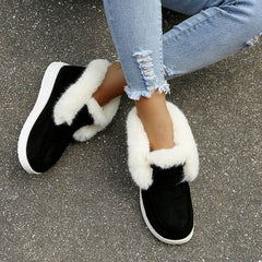 Snow Boots Warm Winter Shoes Plush Fur Ankle Boots Women - ProTrendyz