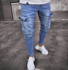 Cargo Hole Denim Jeans Men - ProTrendyz