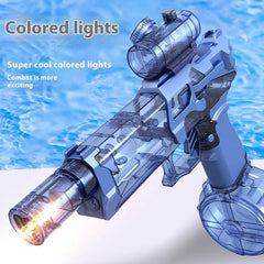 Fire Rat Electric Water Pistol Cool Light Full Automatic Water Spray Gun Summer Toy Sports Entertainment Children Gifts AC223 - ProTrendyz